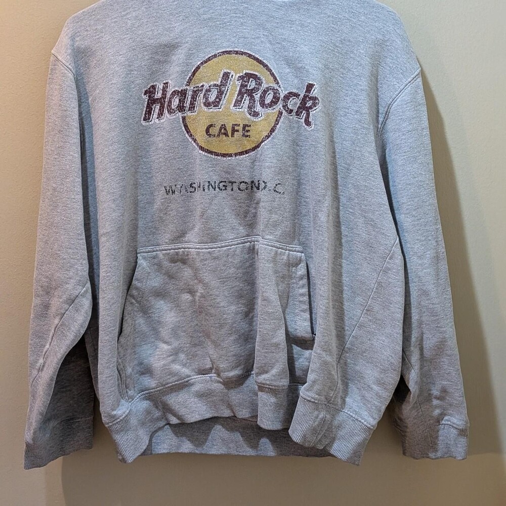 Hard Rock Cafe Women's Grey Hoodie